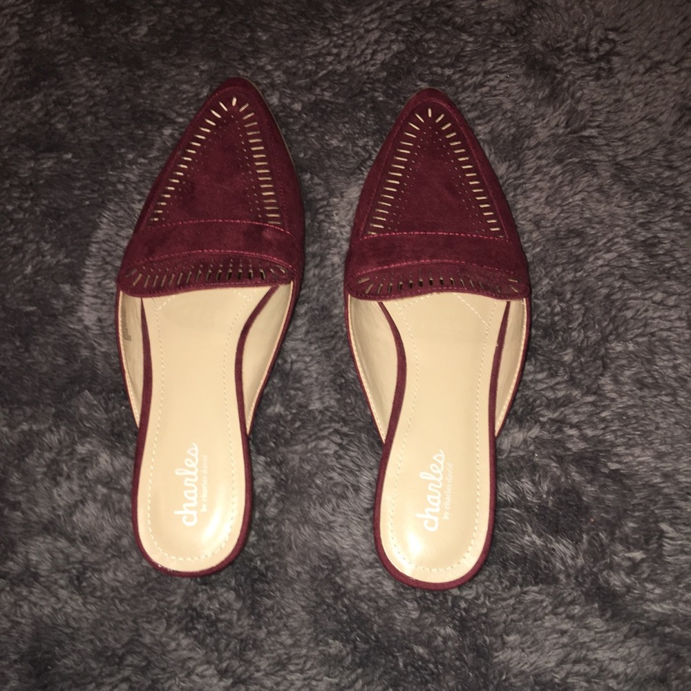 Charles by Charles David Maroon shoes